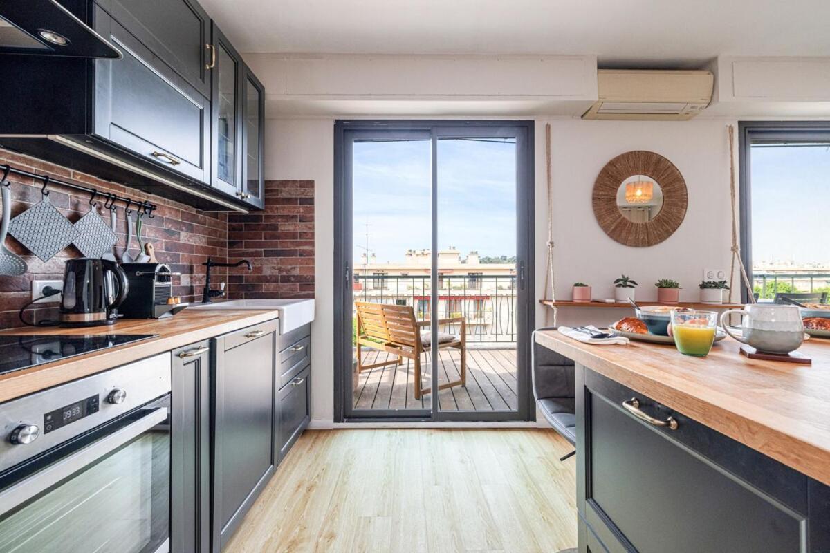 Delfino - Charming Roof Terrace W Ac Appartamento Nizza