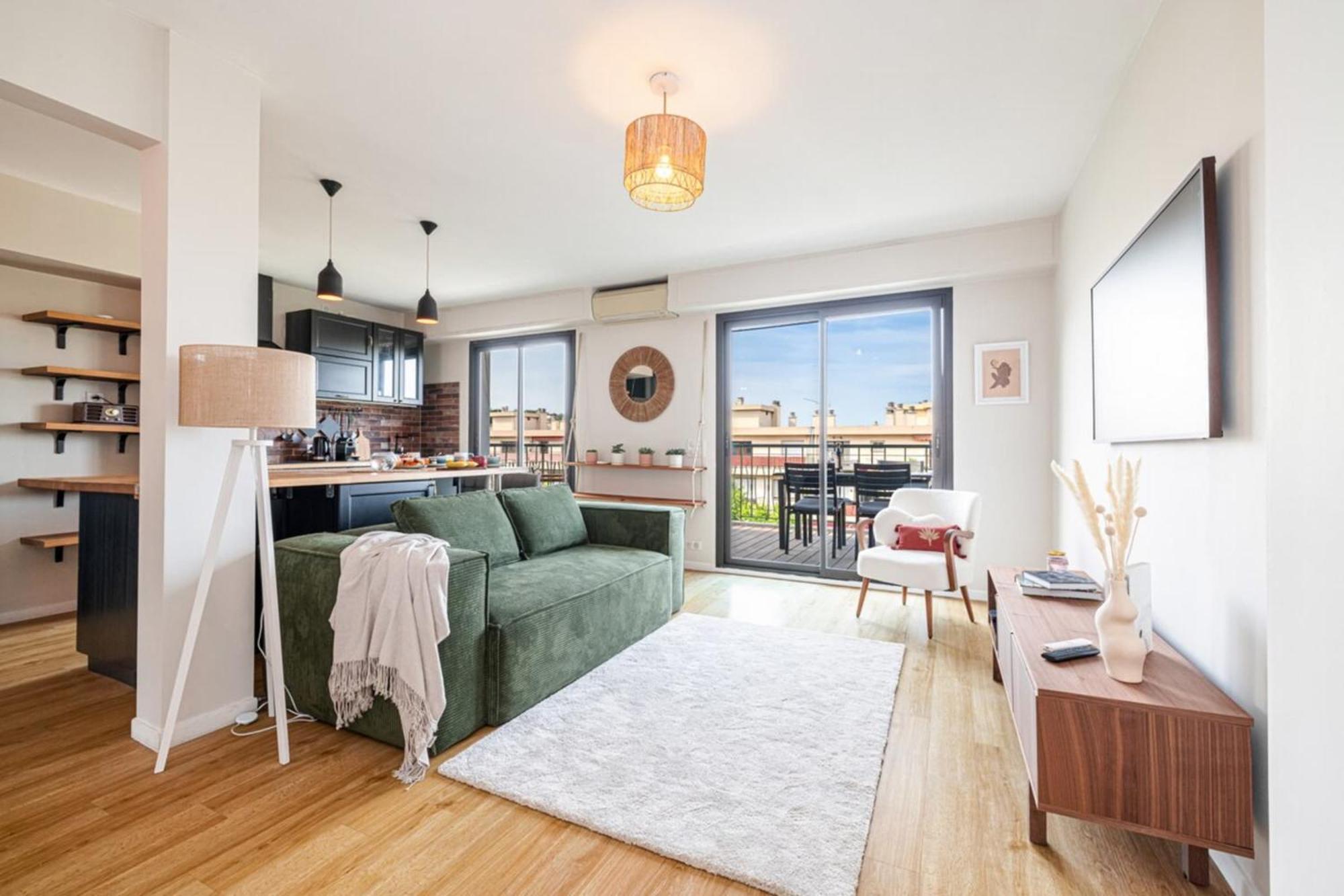Appartamento Delfino - Charming Roof Terrace W Ac Nizza